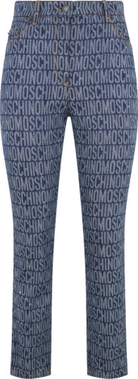 Moschino Dame Jeans Blå 2XL,