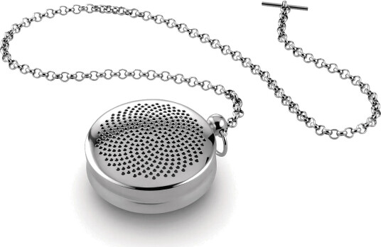 Alessi Tea Strainer In 18/10 Mirror Polished Stainless Steel Silver ONE SIZE Alessi Tea Strainer In 18/10 Mirror Polished Stainless Steel Silver ONE SIZE