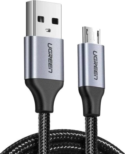 Ugreen Us290 Usb Til Micro Usb Kabel 3 M Svart