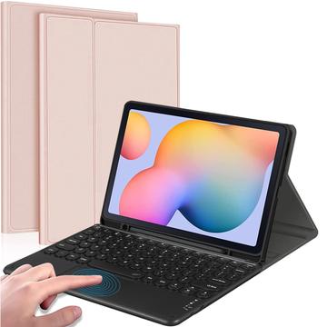 Samsung Galaxy Tab S6 Lite 2020/2022/2024 Bluetooth-tastaturdeksel m/ Pekeplate Rosa