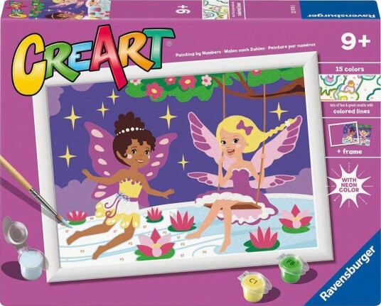Ravensburger CreArt Male etter nummer 7+ år Alver