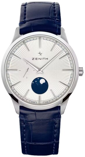 Zenith Herreklokke 03.3100.692 01.C922 Elite Classic Sølvfarget/Lær Zenith Herreklokke 03.3100.692 01.C922 Elite Classic Sølvfarget/Lær