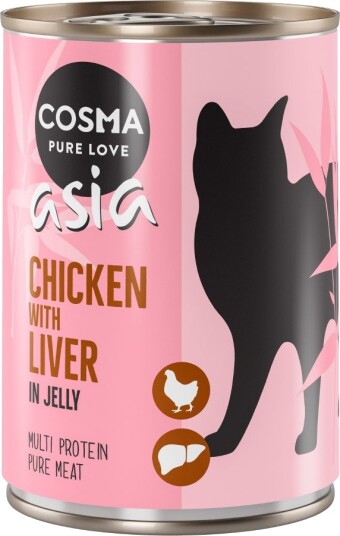 Cosma Asia I Gelé Kylling & Kyllinglever 6 X 400 G