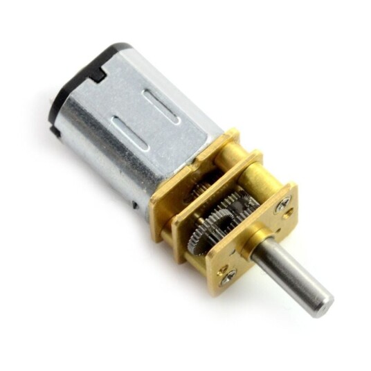 Motor med girkasse 5:1 N20 250 rpm 3 9V