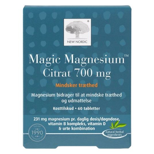 New Nordic Magic Magnesium Citrat 60pcs New Nordic Magic Magnesium Citrat 60pcs
