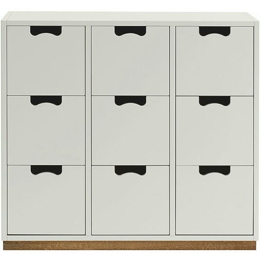 Asplund Snø B3 Kommode Hvit