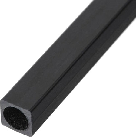 Bronto Karbon Firkantrør  2.5x2.5x1.5x1000mm - Bronto