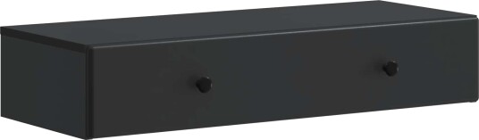 vidaXL Vegghengt Sidebord Svart 87,5 x 34,5 x 17 cm Konstruert tre