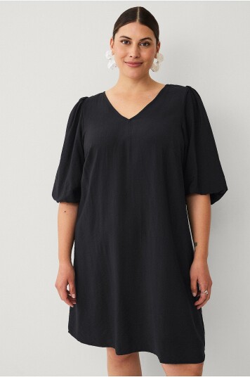KAFFE Curve Kjole kcGabbi DresSvart