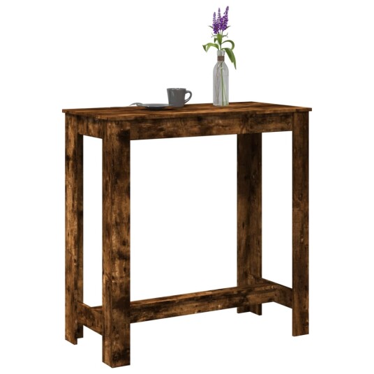 Barbord røkt eik 102x50x103,5 cm konstruert tre Barbord røkt eik 102x50x103,5 cm konstruert tre