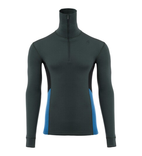 Aclima WarmWool Polo, Mann Green Gables/Corsair/Jet Black XL