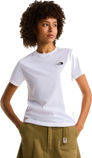 The North Face W Evolution Simple Dome Slm Short Sleeve White XS