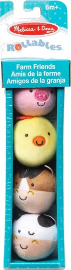 Melissa & Doug Rollables Gårdsvenner Leke 6 Mnd+