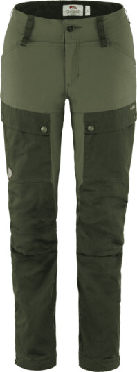 Fjellreven Women's Keb Trousers 40 Long, Deep Forest-Laurel Green