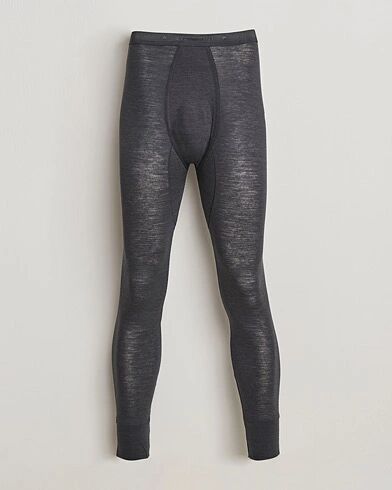 Zimmerli of Switzerland Wool/Silk Long Johns Charcoal Zimmerli of Switzerland Wool/Silk Long Johns Charcoal