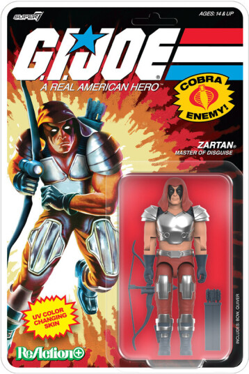 G.I. Joe ReAction+ Wv9 Zartan Comic