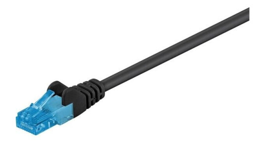 CAT 6A patch cable U/UTP black 30 m - LSZH halog CAT 6A patch cable U/UTP black 30 m - LSZH halog