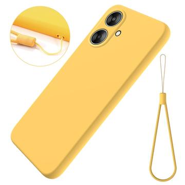 Xiaomi Poco M6/Redmi 13R Liquid Silikondeksel Gul