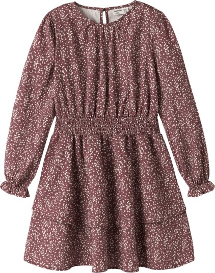 Name It Nkfohajo Ls Dress WILD GINGER 140