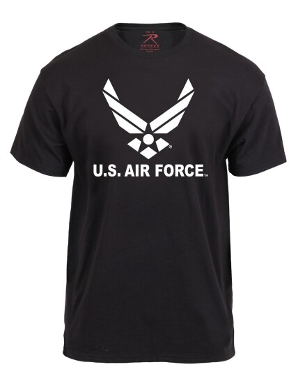 Rothco T skjorte   US Air Force emblem Svart