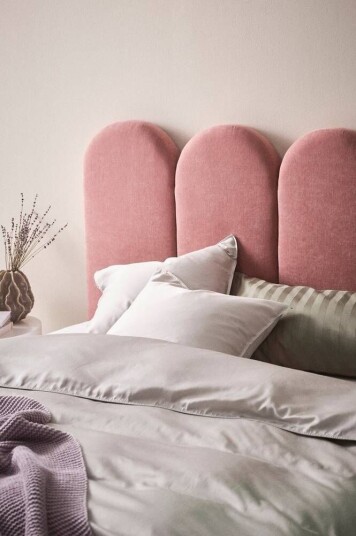 Jotex MIAMI sengegavl 160 cm Rosa 1728729-02-0 1668140-03-0