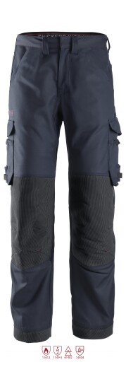 Snickers Workwear 6362 ProtecWork Arbeidsbukse marineblå 150, Klær