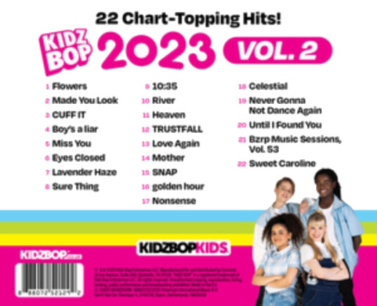 Kidz Bop Kids Kidz Bop 2023 Vol. 2 CD Kidz Bop Kids Kidz Bop 2023 Vol. 2 CD