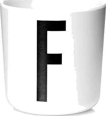 Design Letters personlig kopp eco F