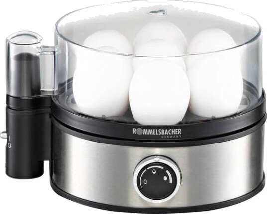 Rommelsbacher ER 400 Eggkoker 7 egg Rustfritt Stål 400 W Automatisk Avstengning