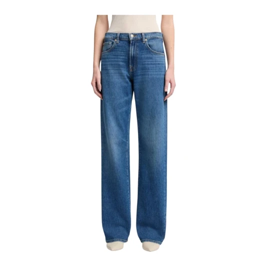 7 For All Mankind Dame Jeans Blå W27,