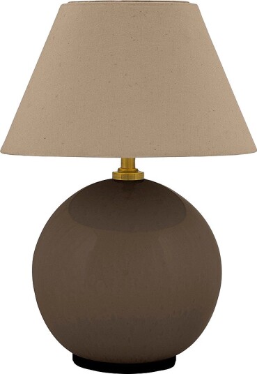 Globen Lighting   Bærbar bordlampe Iris 16 Butter yellow   Brun