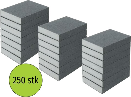 Cool Abrasives Slipekloss 100x68x25mm 4 Sider Black Silicon 250stk C100 Cool Abrasives Slipekloss 100x68x25mm 4 Sider Black Silicon 250stk C100