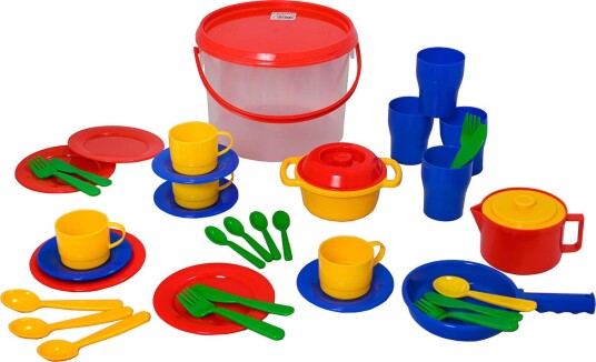 Plasto Lekeservise For 4 Personer 1 År+ 39 Deler Plasto Lekeservise For 4 Personer 1 År+ 39 Deler