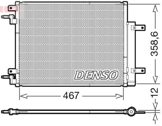 Kondensator DENSO DCN20046 Kondensator DENSO DCN20046