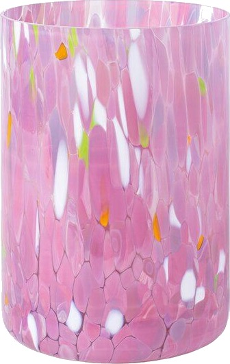 Magnor Swirl lykt/vase 19 cm rosa Magnor Swirl lykt/vase 19 cm rosa