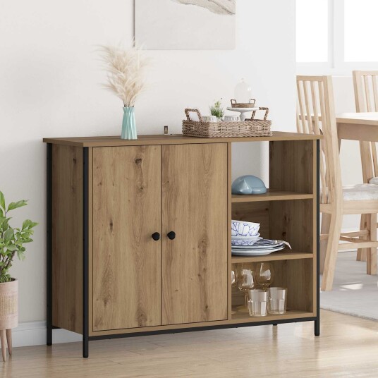 Serviesskap Artisan Eik 100 x 33 x 75 cm Konstruert tre Serviesskap Artisan Eik 100 x 33 x 75 cm Konstruert tre