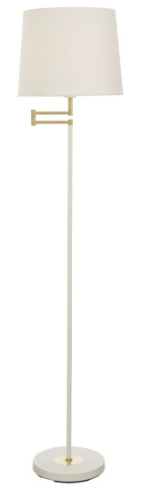 Aneta Lighting Birka Gulvlampe Hvit/Messing 1553914-01-0 1553920-01-0 Aneta Lighting Birka Gulvlampe Hvit/Messing 1553914-01-0 1553920-01-0