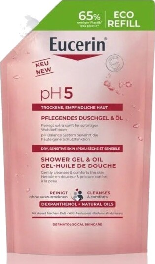 Eucerin pH5 Shower Gel & Oil Refill 400 ml