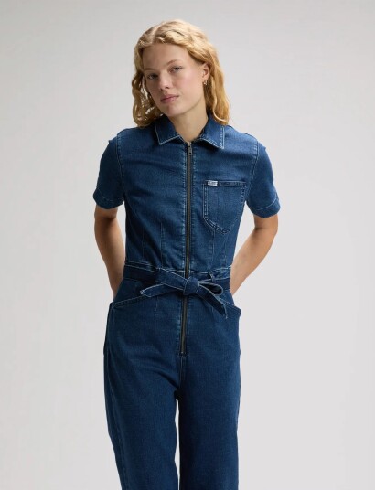 Lee Jeans Ss Boilersuit Blue S x 00