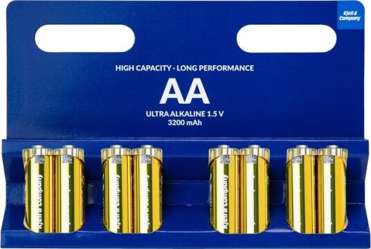 Kjell & Company AA-batterier Ultra Alkaline LR6 3200 mAh 8-pk.