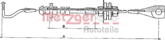 Gasswire METZGER 10.090