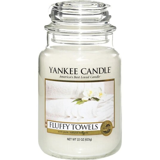 Yankee Candle Fluffy Towels, 623 g Duftlys