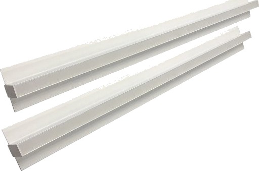 Green:ID 2 x CCT LED skinne troldtekt undercountersunk driver 60 cm 2700 4000K