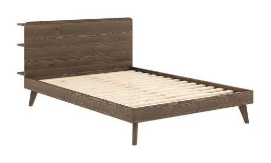 Karup Design Retreat Sengeramme, Brun lakkert furu, 140x200 Unoliving 1733444-02-23 1733444-01-36
