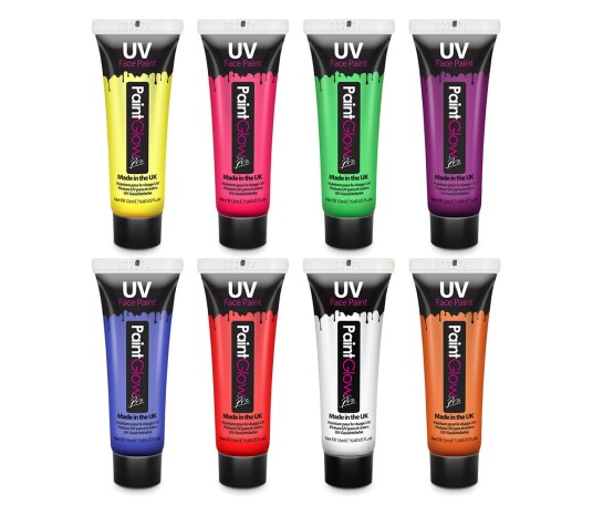 UV-maling for ansikt og kropp (12ml) Karamel UV-maling for ansikt og kropp (12ml) Karamel