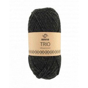 Navia Trio Garn 34 Koksgrå Navia Trio Garn 34 Koksgrå
