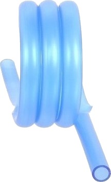 Alphacool 18414 PVC slangesett blå/gjennomsiktig 18414