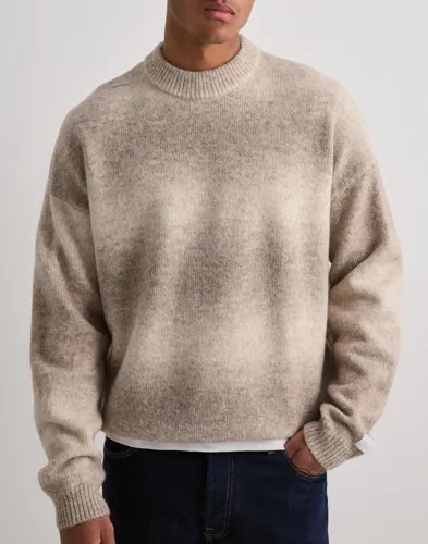 Que Sera Sera Graham Gradient Knit Strikkegensere Beige