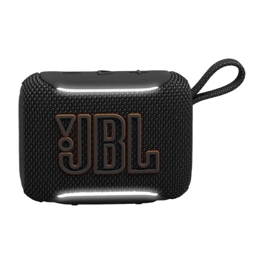 JBL Go 5 Bluetooth-høyttaler med stemningsbelysning, Svart JBL Go 5 Bluetooth-høyttaler med stemningsbelysning, Svart