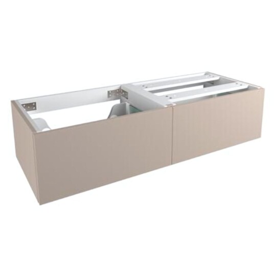 Vikingbad Servantskap Trend MIE Demi- Mål: B(60-180)Xh46xd29 cm Varm Beige / 120cm